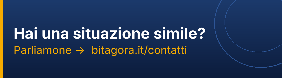 Hai una situazione simile? Parliamone.